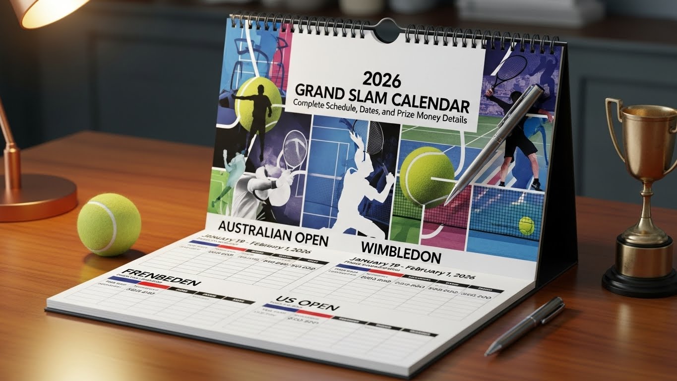 2026 Grand Slam Calendar: Complete Schedule, Dates, and Prize Money Details