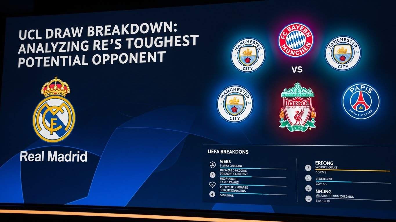 UCL Draw Breakdown: Analyzing Real Madrids Toughest Potential Opponent