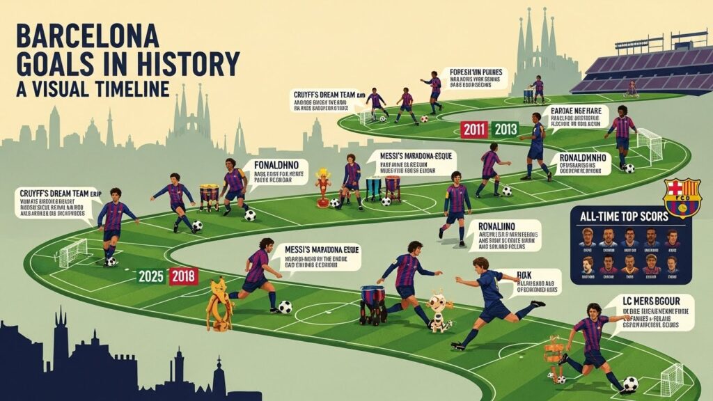 Barcelona Goals in History: A